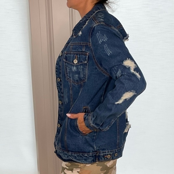 IRIS basic & contemporary denim jacket - Picture 6 of 11